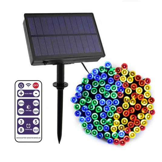 Solar Lights RGB  65'FT 200 LED 8 Modes Solar Christmas Waterproof #1016