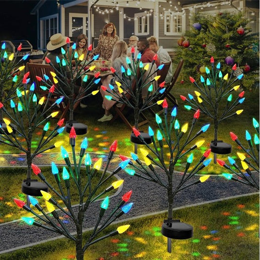 LED Solar Strawberry Tree Light 20LED #7073 Garden