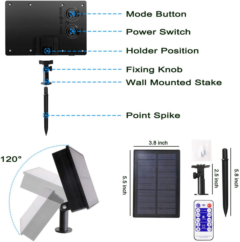 Load image into Gallery viewer, Solar Lights White 65&#39;FT 200 LED 8 Modes Solar Christmas Waterproof #06
