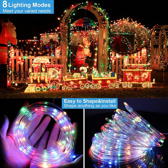 Solar Christmas Rope RGB 200led 65' pies