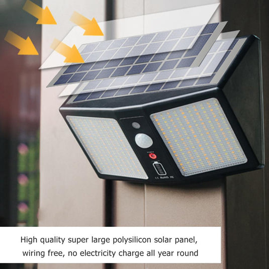 Solar Wall Lamps 360 LED 2000 Lumens