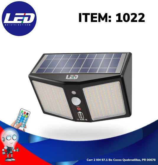 Solar Wall Lamps 360 LED 2000 Lumens #1022