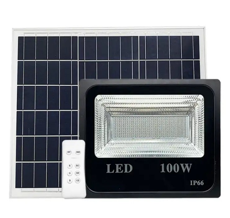 Load image into Gallery viewer, RGB Multi-Color Changing Floodlights Solar Flood Light 50W 100W #1024 #1025
