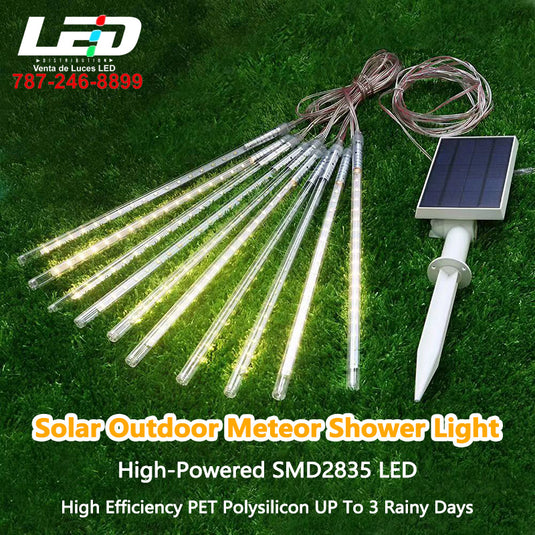 Solar Outdoor Meteor Shower Light #2904