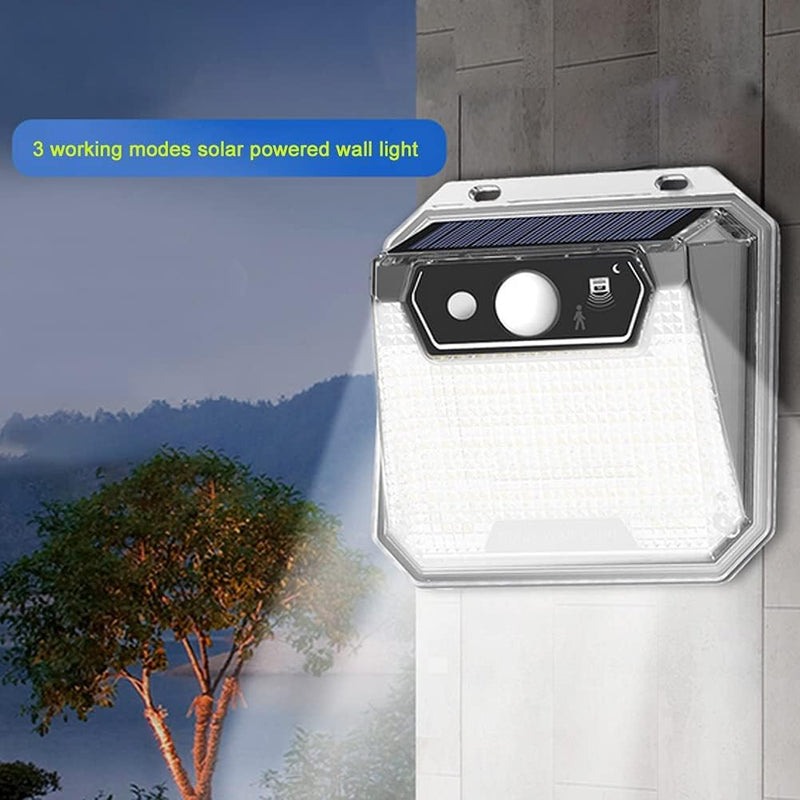 Load image into Gallery viewer, Solar Motion Sensor Lights Outdoor, 3 Lighting Modes Solar Flood Light IP65 Waterproof Security Light 6500K Super Bright #1120
