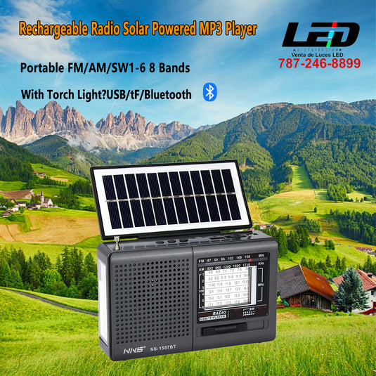 Solar + Rechargeable Radio