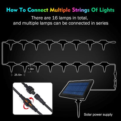 Load image into Gallery viewer, LED Solar String Lights #1197
