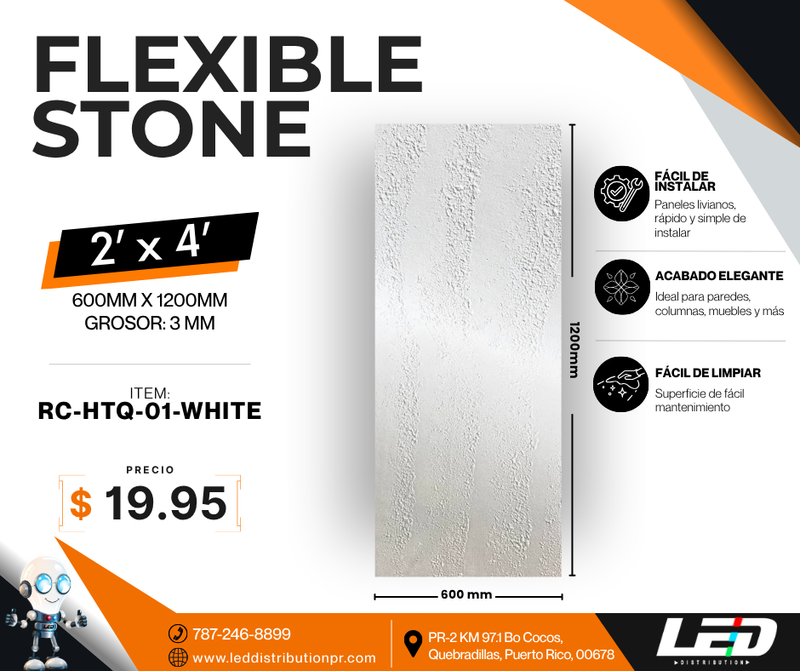 Load image into Gallery viewer, Flexible Stone Panels 2' x 4' ft.
