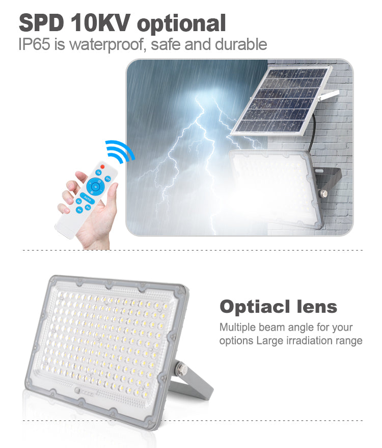 Load image into Gallery viewer, LED Solar Flood Commercial Lighting 50W 100W 200W 300W 400W 500W
