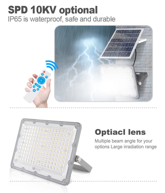 LED Solar Flood Commercial Lighting 50W 100W 200W 300W 400W 500W