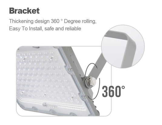 LED Solar Flood Commercial Lighting 50W 100W 200W 300W 400W 500W