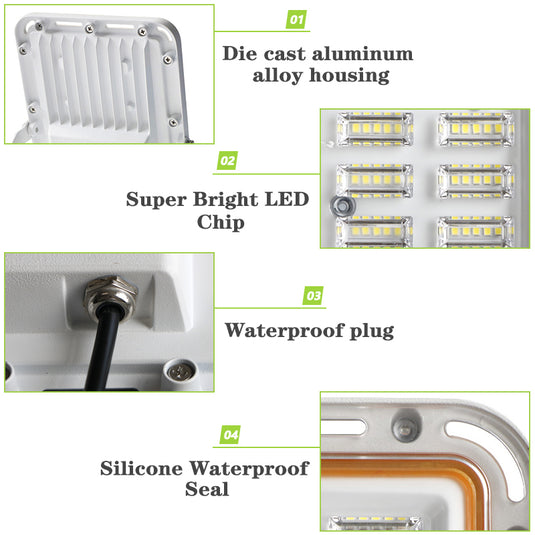 Ultra Slim KED Flood Light 10W 30W 50W 100W 150W 200W 300W 400W LED