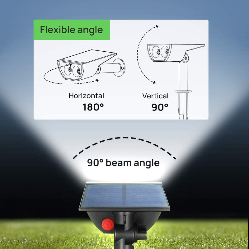 Load image into Gallery viewer, 2x16LED Solar Landscape Spotlight #1329
