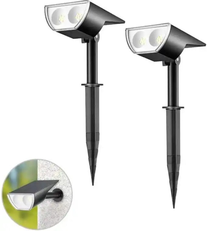 Load image into Gallery viewer, 2x16LED Solar Landscape Spotlight #1329
