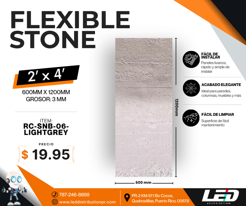 Load image into Gallery viewer, Flexible Stone Panels 2' x 4' ft.
