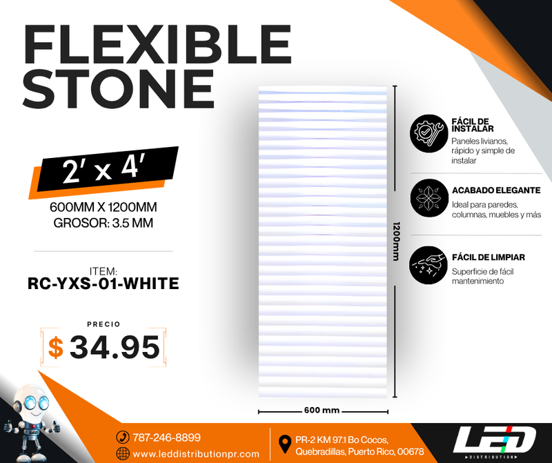 Load image into Gallery viewer, Flexible Stone Panels 2' x 4' ft.
