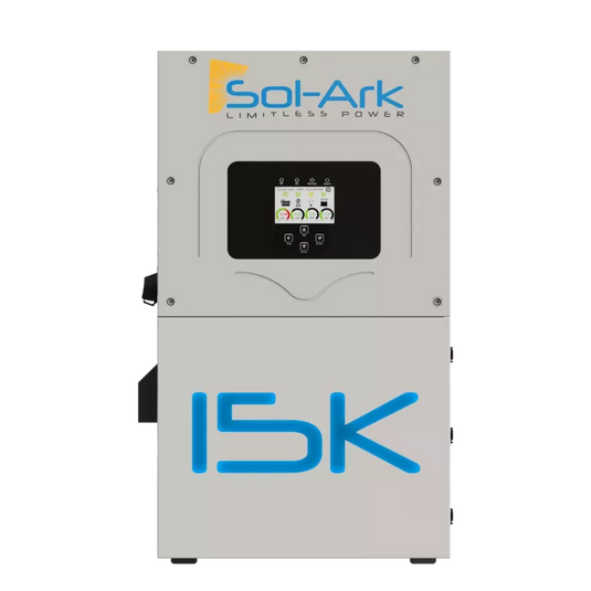 SOL-ARK 15K HYBRID INVERTER PRE-WIRED SYSTEM OUTDOOR RATED, LIMITLESS 15K-LV, 15K-2P