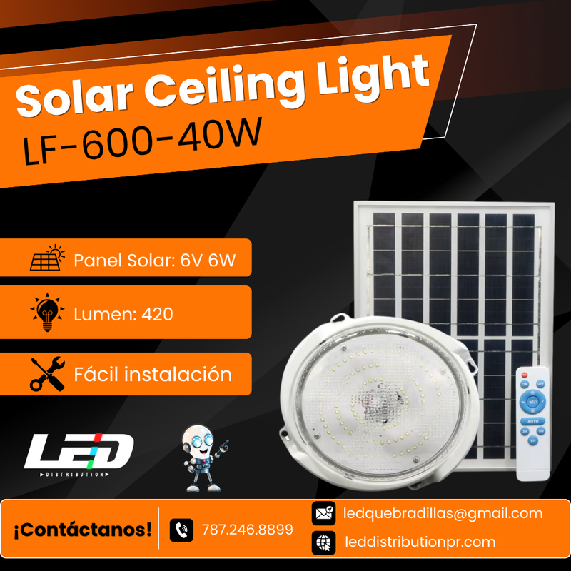 Load image into Gallery viewer, Solar Ceiling Light Lf-600-40W
