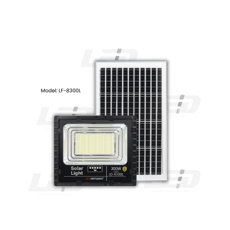Load image into Gallery viewer, Solar Flood Light 300WATT   4,500LM  6500K #LF-8300L-300W
