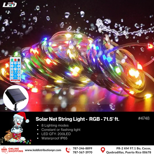 Solar Net 200LED String #4748