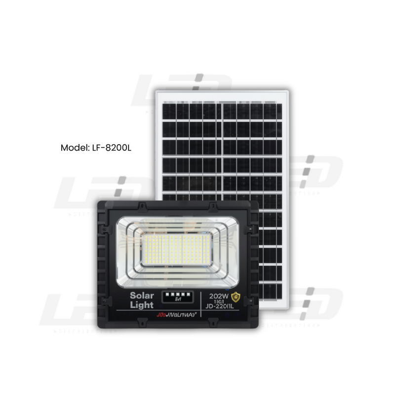 Load image into Gallery viewer, Solar Flood Light 200WATT  3,700LM  6500K #LF-8200L-200W

