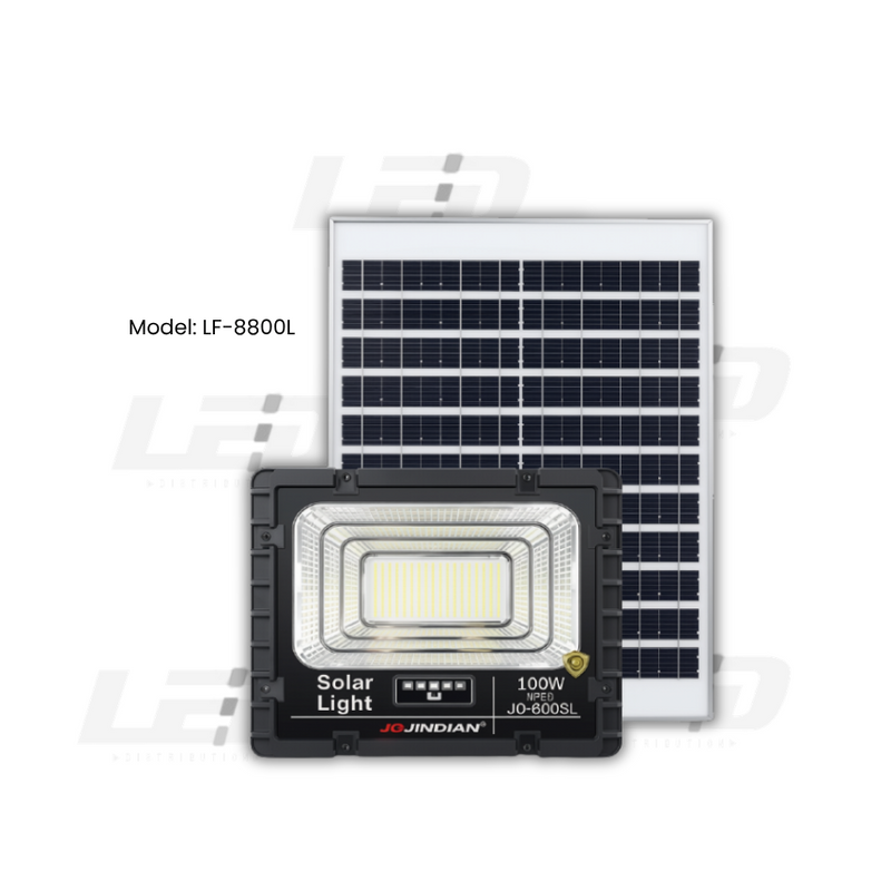 Load image into Gallery viewer, Solar Flood Light 100WATT   2,700LM  6500K #LF-8800-100W
