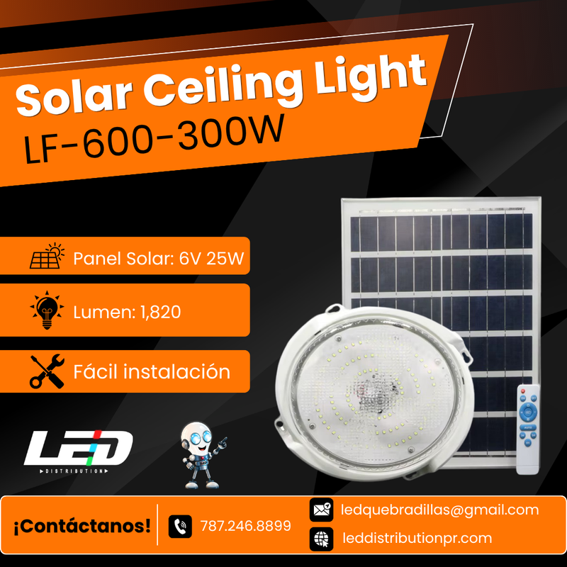 Load image into Gallery viewer, Solar Ceiling Light Lf-600-300W
