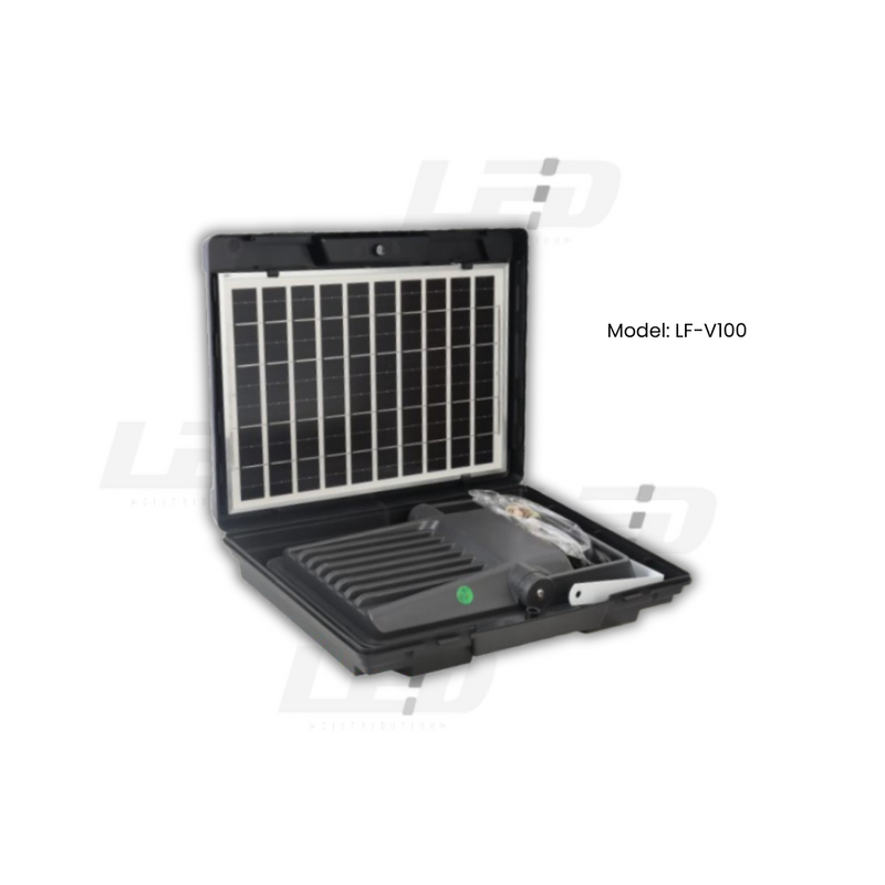Load image into Gallery viewer, Solar Flood Light 100WATT  900 LM  6500K  #LF-V100
