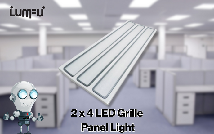 2x4' LED Grille Panel Light 10pcs BOX 6500K 54watt