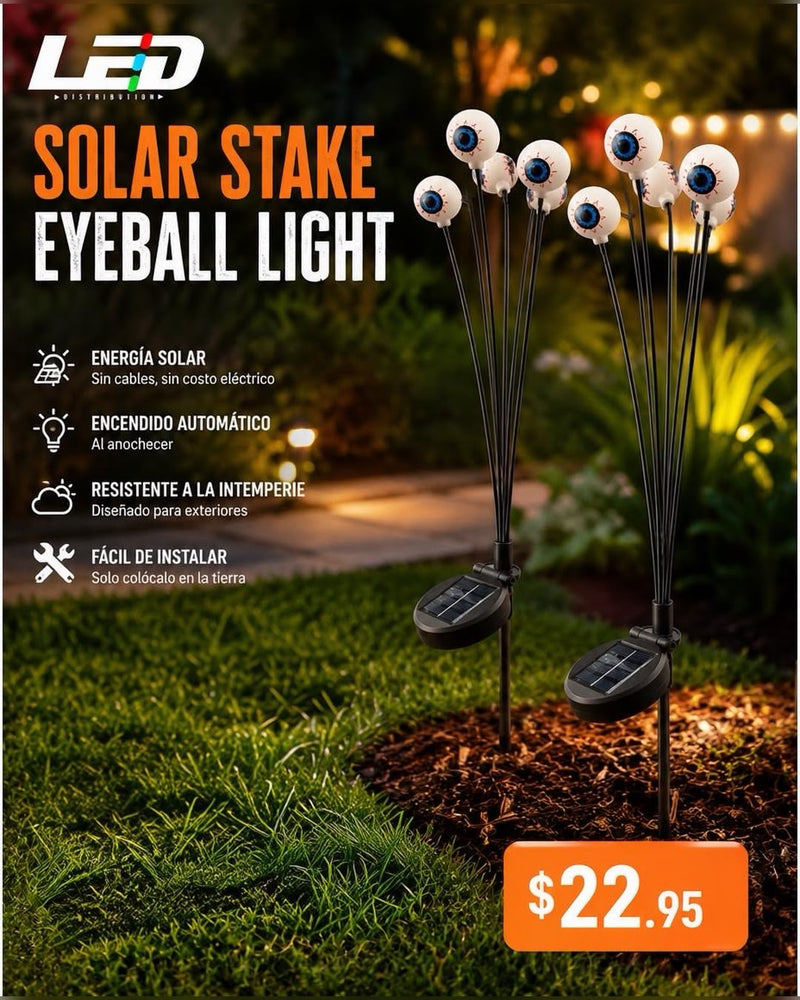 Load image into Gallery viewer, NEW Solar Halloween Eyeball Lights
