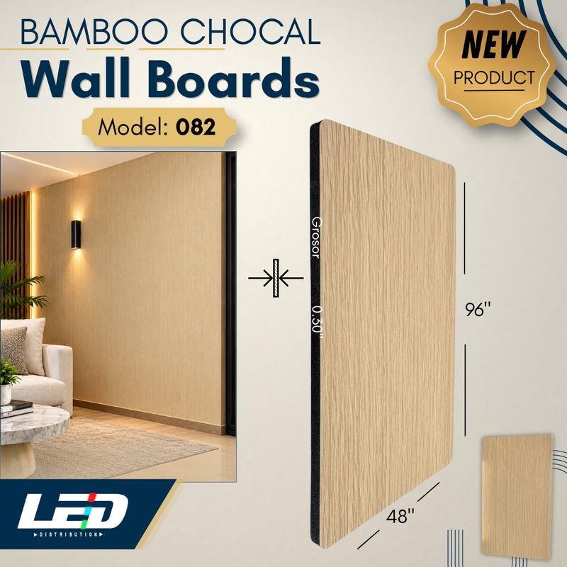 Load image into Gallery viewer, Bamboo Chocal Wall Boards 4'x 8' Interior Panel
