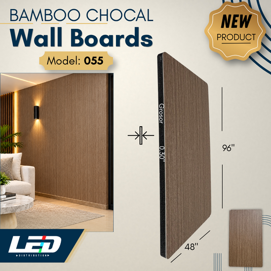 Bamboo Chocal Wall Boards 4'x 8' Interior Panel