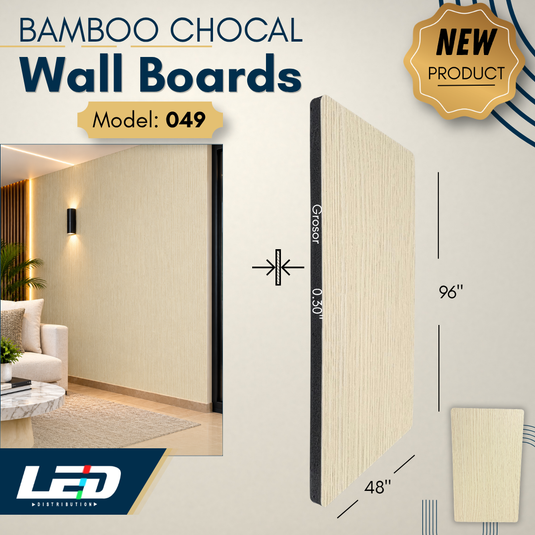 Bamboo Chocal Wall Boards 4'x 8' Interior Panel