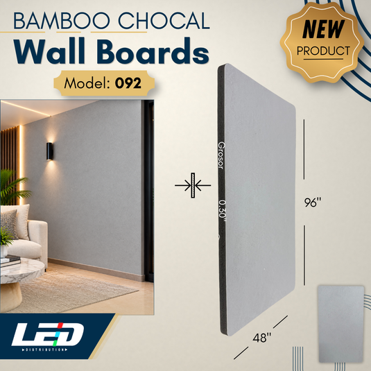 Bamboo Chocal Wall Boards 4'x 8' Interior Panel