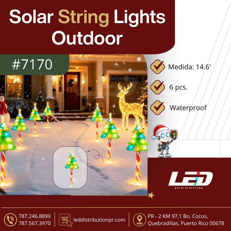 Load image into Gallery viewer, Solar String Lights Outdoor #7170
