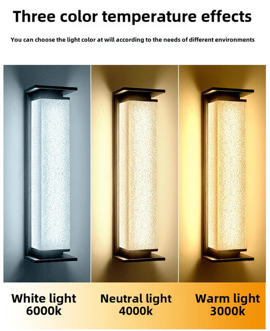 Decorative Led Solar Wall 45cm 3 CCT Outdoor IP65