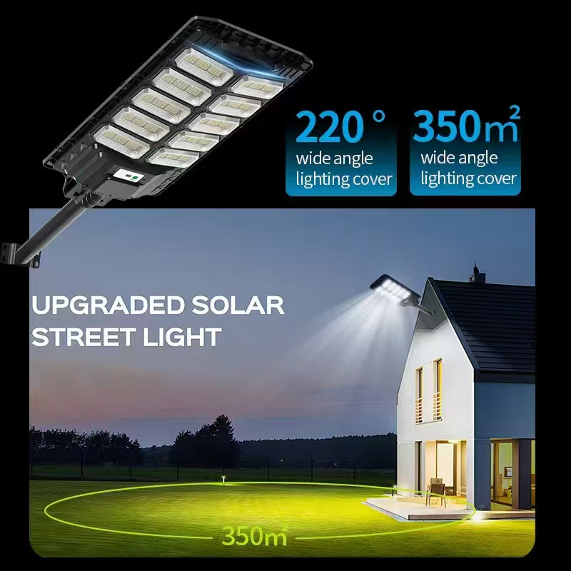 Load image into Gallery viewer, All In One 1000W Solar Street Light, PIR Sensor #Q1000
