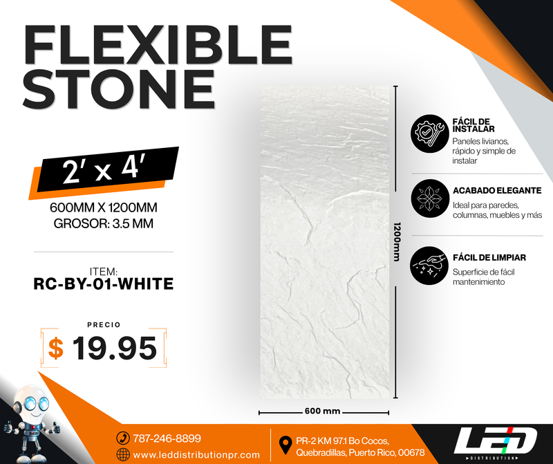 Load image into Gallery viewer, Flexible Stone Panels 2' x 4' ft.

