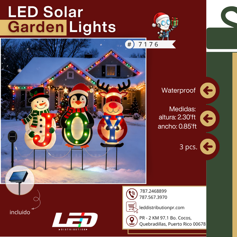 Load image into Gallery viewer, LED Solar Garden Lights #7176
