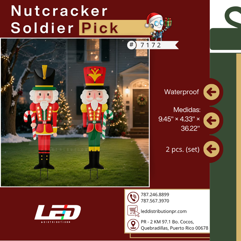 Load image into Gallery viewer, Nutcracker Soldier Pick #7172
