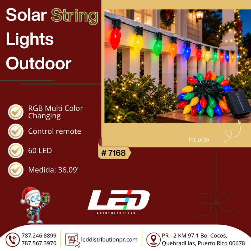 Load image into Gallery viewer, Solar String Lights Outdoor #7168
