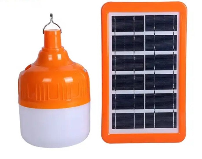 Load image into Gallery viewer, 30watt LED Solar Bulb Chargeable with Remote Control #768121026960
