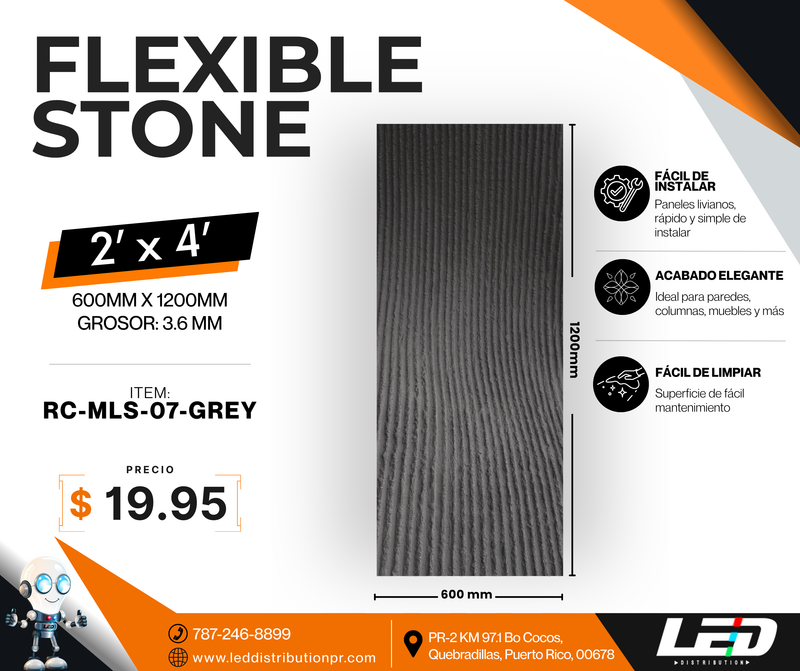 Load image into Gallery viewer, Flexible Stone Panels 2' x 4' ft.
