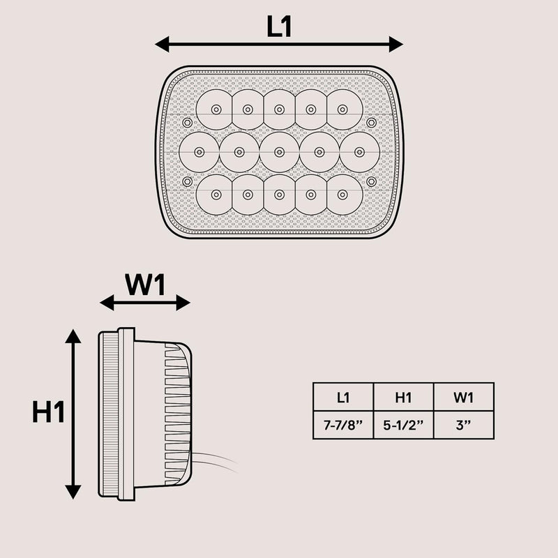 Load image into Gallery viewer, Black Pair 45w 7x6 5x7 Inch Headlights 6052 6054 H5054 H6054 H4 Hi/Low Sealed Beam #0513
