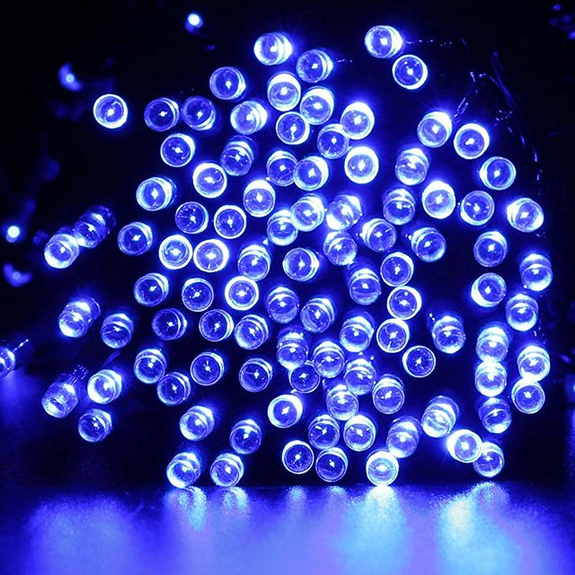 Load image into Gallery viewer, LED Solar String 200LED Blue #4175 no
