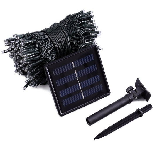 LED Solar String 200LED Blue