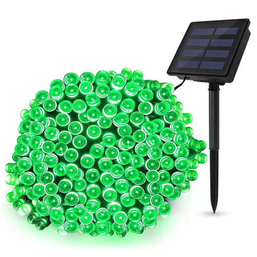 LED Solar String 200LED Green #4434