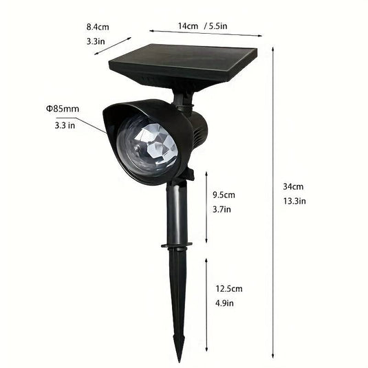 RGB Solar Rotating Projector Ball