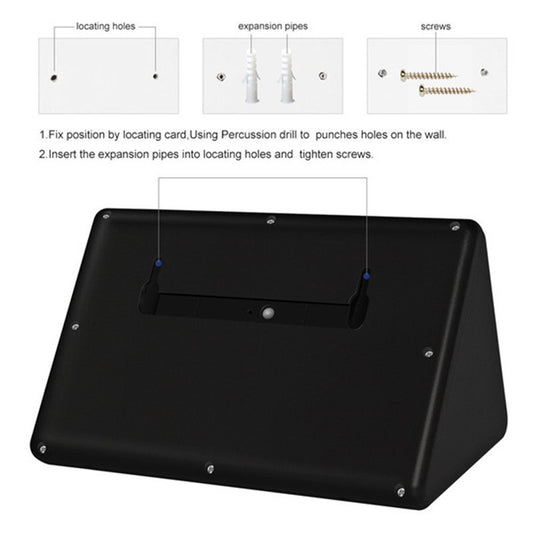 SOLAR WALL 60LED 1,100 LUMENS