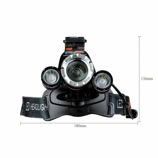 LED Headlamp Rechargeable High Quality 3LED